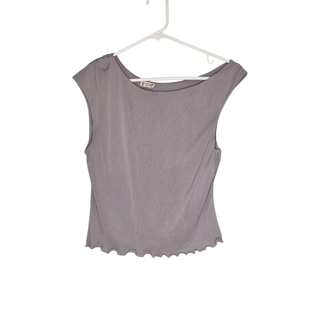 Free People‎ Womens Size S Intimately Cropped Tank Top Dainty Feminine Fairy
